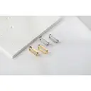 18K Gold Plated Stainless Steel Oval Hoop Earrings, 25.7mm Geometric Rectangular Huggies image 4