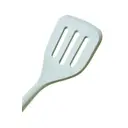 Maison by Premier Sage Green Silicone Head Slotted Turner With Round Wood Handle image 2