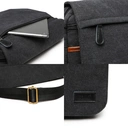 Kono Messenger Bags, Men's Canvas Shoulder Bag Retro Laptop Briefcase with Multiple Pockets for School Travel Business, Fits for 13 Inch Laptop image 1