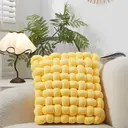 MEROPE, Coussin de Soutien Nœuds Polyester/Élasthanne, 40 cm, Jaune, 1 Pack image 0