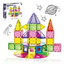 XINQIYUAN Qiyuan Jouet Éducatif Blocs de Construction Diamant Magnétiques 7.5cm 117pièces [Mélange aléatoire – Couleurs issues uniquement de la photo principale] image 0