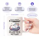 Alphynix 1 Stück, lustige Einhorn-Kaffeetasse 'JE ME SUIS MIS EN RETRAIT JUSQU'À CE QUE JE PUISSE JOUER GENTIMENT AVEC LES AUTRES, CELA PEUT PRENDRE UN CERTAIN TEMPS' Mug,Le cadeau de la saint-valentin, cadeau d’anniversaire image 7