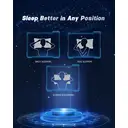 MENDALE Coussin à mémoire de forme ergonomique et respirant - 42 x 70 x 8 cm image 4