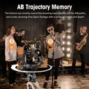 hohem Smartphone Gimbal Stabilizer with Adjustable CCT/RGB Fill Light image 7