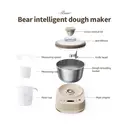 Bear Intelligent Dough Maker, Kneading and Resting the Dough is Labor-saving, 5L Family-Large Capacity Can Knead 2.5 Kilograms of Dough at a Time, Intelligent Automatic Dough Kneading image 7