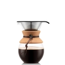 Bodum Pour Over Coffee Maker with Permanent Filter 1L image 2