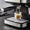 Geepas Barista Espresso Coffee Machine, 20 Bar, Milk Frother Steam Wand, Black & Silver - GCM41521UK image 7