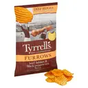 Tyrrells Furrows Beef Brisket & Black Peppercorn Sharing Crisps 150g image 1