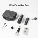 STARESSO Portable Espresso Maker & Coffee Bean Grinder Set with Carrying Bag, Manual Travel Coffee Maker + Burr Coffee Grinder, Waterproof Easy-Carry, Perfect for Travel Camping Hiking On-The-Go image 8