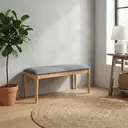 Dining Bench Orlando Oak/Grey image 4
