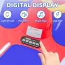 Neuleb Vedes Moto porteur électrique 12 V avec pédales, batterie rechargeable, 2-en-1, 3 vitesses, vitesse maximale 5 mph, anti-basculement, haut-parleur musical et roues lumineuses, charge maximale 160 lbs (≈73 kg), cadeau pour enfants dès 3 ans, rouge image 4