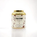 Tea Story Rose Black Tea [Luxury Gift] Relaxing Evening Blend, ECOCERT Organic Loose Leaf 80g image 0