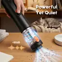 ATSHARK Mini Cordless Handheld Vacuum Cleaner, Compact Portable Car Vacuum, 10000Pa Strong Suction, Dual Mode, LED Display, Type-C Fast Charging, for Car, Home and Office, Model 2207B, Black image 2