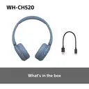 Sony WH-CH520 Wireless On-Ear Headphones (Blue) image 8