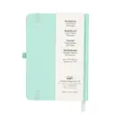 Jubiluu Carnet de poche A6 à couverture rigide en cuir PU premium, pages lignées - 80 feuilles (papier offset 100 g/m²), marque-page, bande élastique et porte-stylo - planificateur non daté pour noter des idées, esquisser des concepts, établir des listes ou tenir un journal personnel - vert sauge image 6