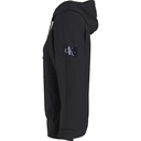 CALVIN KLEIN Badge Logo Hoodie Noir L image 3