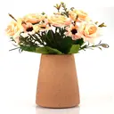 Yuejia Vase en céramique rustique marron - 15 cm image 4