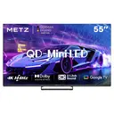 METZ 55MNE8000Z TV MiniLED 144 Hz 55 pouces (140 cm), QLED+ UHD, HDR10+, Smart TV Google, Dolby Vision Atmos, HDMI 2.1, MEMC, Upscaling 4K AI, protection des yeux (faible lumière bleue, sans scintillement) image 0