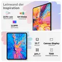 Teclast ArtPad Pro 2025, 12,7" 2K Display, 4096 Druckstufen + T-Pen, Helio G99, 20GB RAM (8+12 virtuell) + 256GB, Dual-SIM 4G LTE, 10000mAh Akku, Android 15, Widevine L1 image 3