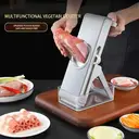  4-Sided Kitchen Grater Cheese Shredder Vegetable Slicer Safe Handle Gray                   image 0