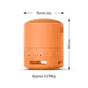 Sony SRS-XB100 Bluetooth Portable Speaker (Orange) image 2