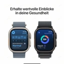 APPLE Watch Ultra 3 GPS + Cellular 49mm Schwarzes Titangehäuse mit Schwarz/Kohle Trail Loop - M/L image 6