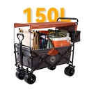 ochama Portable Camping/Outdoor Picnic Cart, Foldable & Collapsible, with Detachable Shade Canopy, 150L Basket Capacity, 300L Load Capacity, 150kg Weight Capacity image 9