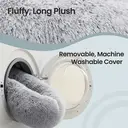 SONGMICS FEANDREA  Panier rond pour chien, 120 x 20 cm - Gris ombré image 6