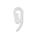 Furn Essentials Pencil Pleat Curtain Lining Hooks White 24pcs image 0