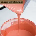 ROLLINGDOG Kit de peinture avec mini-rouleau et gobelet pour pinceau, 100 mm, pour petits espaces, plinthes, bordures, détails, meubles, portes, placards, amélioration de la maison DIY, outil pour peintre professionnel, application facile, finition lisse image 5