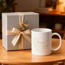 Alphynix 1 Mug Nouvel An 2026, tasse à café 33cl Bonne Année avec étoiles dorées pailletées, cadeau festif pour amis famille,Le cadeau de la saint-valentin, cadeau d’anniversaire image 4