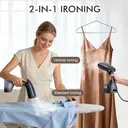 Aucma Handheld Garment Steamer,1800W High-Efficiency Steam,Steam Iron - 260mL Large Capacity Water Tank,Includes Bristle Brush，Easily Removes Wrinkles,Lightweight Design,Suitable for Home,Office,and Travel image 2