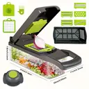 Huacan multi functional vegetable slicer, kitchen slicer, slicer, and grater image 4