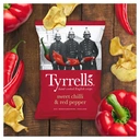 Tyrrells Hand-Cooked English Crisps Sweet Chilli & Red Pepper 150g image 3