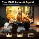 MAGCUBIC HY310 Auto Focus Android 11 Projector 4K Native 1080P 330ANSI Dual WiFi with Air Mouse Voice Assistant Built-in Speaker image 3