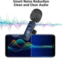 Verbex K9-Black Wireless Mini Microphone for Live Streaming, Recording, and Interviews - All-in-One Wireless Lavalier Microphone with Type-C Interface image 3