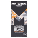 Montezuma's Absolute Black-Orange & Cocoa Nibs 90g image 1