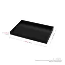 Oirlv Jewelry Display Tray Organizer Inserts Luxury, Stackable PU leather Jewelry Trays, Jewelry Trays For Drawer Men Women Jewelry Storage Display Case for Rings Stud Necklaces,Size 35*24*3cm image 9