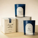 Zooly Thick-Bottom Cup Scented Candle - Breath of Nature, Sea Breeze (Blue), 200G, 1PC image 0