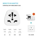 FIXED Adaptateur secteur UK, Blanc image 2