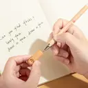 M&G KiKi QUOKKA Erasable Gel Pens, 6 Pack Black Ink Erasable Pens, Fine Point 0.7 mm, Cute Quokka Design, Smooth Writing Gel Pens with Comfort Grip and Cap for School, Office, and Planner image 3