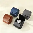 Oirlv Boîtier à montre de voyage 1 emplacement - Cuir marron image 1