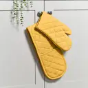Dexam Single Oven Glove Love Colour 100% Cotton Ochre image 4