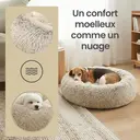SONGMICS Lit donut et coussin lavable pour animaux kaki - 80 cm   image 6