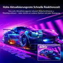 CRUA 24 Inch Immersive 3000R Curved Gaming Monitor | Full HD 1080P 120Hz 99% sRGB – Eye-Care Blue Light Filter, Three-Side Narrow Bezel, HDMI/VGA for Home Office/Dorm/Console Gaming (Black) image 2