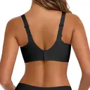 ubras Cloudy V-Neck Support Bra -, Couple Gift Perfect Gift for woman, Comfortable Seamless Underwear - Black-L, Suitable for Any Season image 2