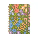 Jubiluu Carnet ligné A5 à spirales et couverture rigide florale - Garden Bloom image 0