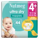 Nutmeg Baby Ultra Dry Size 4+ 44 Pack image 1
