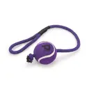 Petface Tennis Ball on a Rope Dog Toy with Handle for Fetch & Tug Games image 0