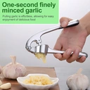 Huacan Stainless steel garlic press, household manual thickening garlic pestle, garlic puree set, 1 piece image 6